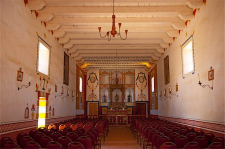 santa barbara usa - Presidio Chapel, El Presidio de Santa Barbara, Santa Barbara, California, United States of America, North America Stock Photo - Rights-Managed, Code: 841-03677292