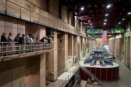 Hoover Dam, Nevada, États-Unis d'Amérique, l'Amérique du Nord Photographie de stock - Rights-Managed, Code: 841-03677305