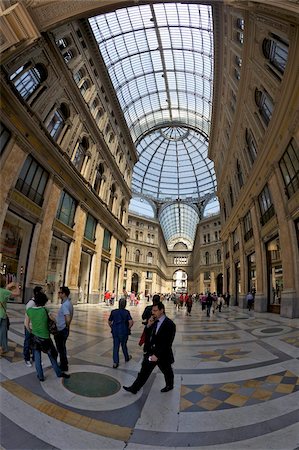 Businessman in the Galleria Umberto I Shopping Arcade in Naples, Campania, Italy, Europe Stock Photo - Rights-Managed, Code: 841-03677509