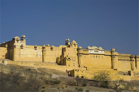 The Amber Fort in Jaipur, Rajasthan, India, Asia Foto de stock - Con derechos protegidos, Código: 841-03672234