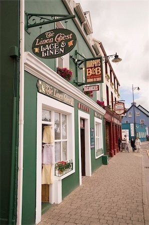 small town shopping - Dingle, comté de Kerry, Munster, Irlande, Europe Photographie de stock - Rights-Managed, Code: 841-03672573