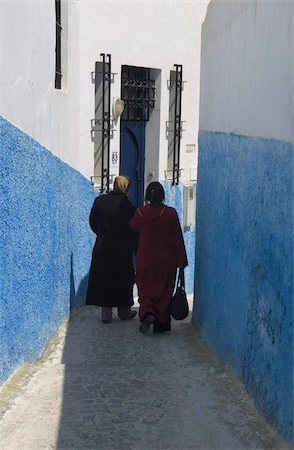 rabat - Kasbah des Oudayas, Rabat, au Maroc, en Afrique du Nord, Afrique Photographie de stock - Rights-Managed, Code: 841-03672587