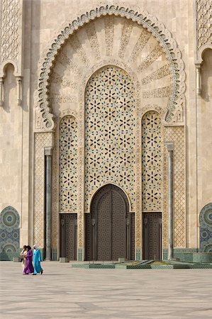 Mosquée de Hassan II, Casablanca (Maroc), en Afrique du Nord, Afrique Photographie de stock - Rights-Managed, Code: 841-03672580