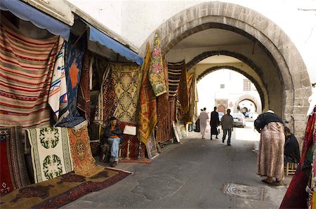 shopping outdoor arcade - Quartier Habous, Casablanca, Maroc, l'Afrique du Nord, Afrique Photographie de stock - Rights-Managed, Code: 841-03672606