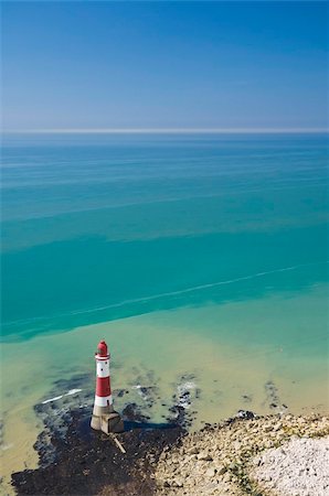 Beachy Head lighthouse, East Sussex, English Channel, England, United Kingdom, Europe Foto de stock - Direito Controlado, Número: 841-03672717