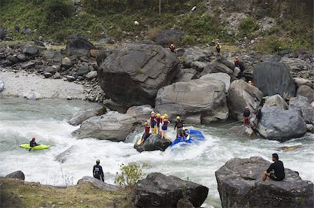 simsearch:841-07202440,k - Rafting sur la Bhote Kosi River, vallée de Kathmandu, Népal, Asie Photographie de stock - Rights-Managed, Code: 841-03672784