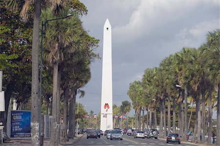 Obelisk, Santo Domingo, Dominican Republic, West Indies, Caribbean, Central America Foto de stock - Con derechos protegidos, Código: 841-03672899