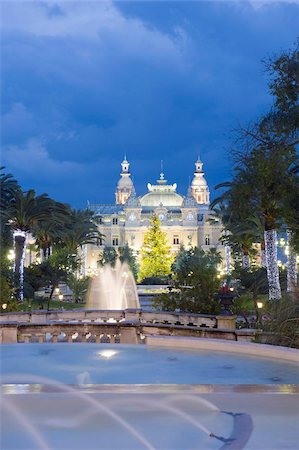 Monte Carlo Casino, Monte Carlo, Principality of Monaco, Cote d'Azur, Europe Foto de stock - Con derechos protegidos, Código: 841-03672924