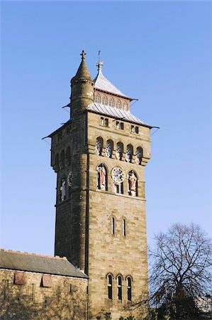 Cardiff Castle, Cardiff, Wales, United Kingdom, Europe Stock Photo - Rights-Managed, Code: 841-03672937