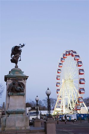 Winter Wonderland Big Wheel, Civic Centre, Cardiff, Wales, United Kingdom, Europe Stock Photo - Rights-Managed, Code: 841-03672962