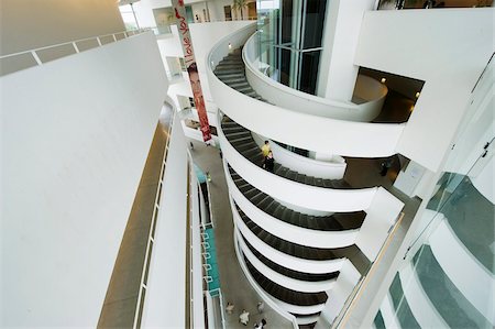 espiral - Escalier en colimaçon à ARoS Aarhus Kunstmuseum ARoS Musée d'art moderne, Arhus, Jutland, au Danemark, Scandinavie, Europe Photographie de stock - Rights-Managed, Code: 841-03673022