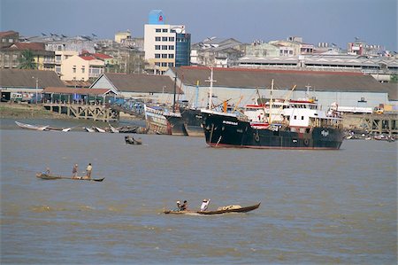 simsearch:851-02961847,k - The harbour, Yangon (Rangoon), Myanmar (Burma), Asia Stock Photo - Rights-Managed, Code: 841-03673195