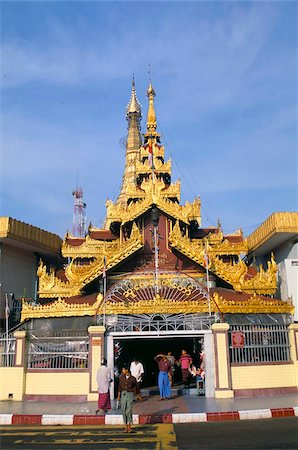 Sule Pagoda, Yangon (Rangoon), Myanmar (Burma), Asia Foto de stock - Con derechos protegidos, Código: 841-03673193