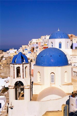 Oia (Ia), l'île de Santorini (Thira), Iles des Cyclades, Aegean, îles grecques, Grèce, Europe Photographie de stock - Rights-Managed, Code: 841-03673216