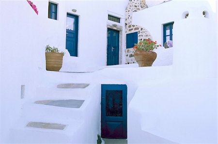 santorini - Imerovigli, island of Santorini (Thira), Cyclades Islands, Aegean, Greek Islands, Greece, Europe Foto de stock - Con derechos protegidos, Código: 841-03673242