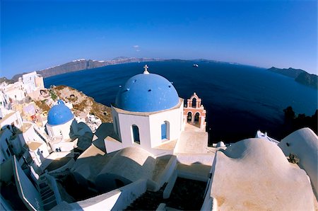 Oia (Ia), l'île de Santorini (Thira), Iles des Cyclades, Aegean, îles grecques, Grèce, Europe Photographie de stock - Rights-Managed, Code: 841-03673257