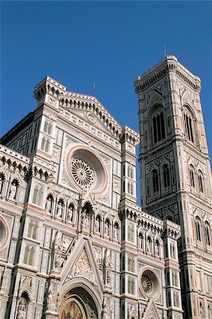 simsearch:841-03060636,k - Dôme et le campanile (cathédrale et clocher), Florence, UNESCO World Heritage Site, Toscane, Italie, Europe Photographie de stock - Rights-Managed, Code: 841-03673259