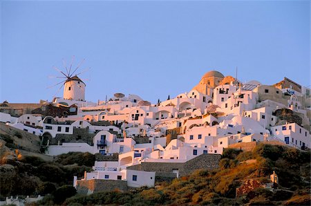 santorini - Oia (Ia), island of Santorini (Thira), Cyclades Islands, Aegean, Greek Islands, Greece, Europe Foto de stock - Con derechos protegidos, Código: 841-03673285