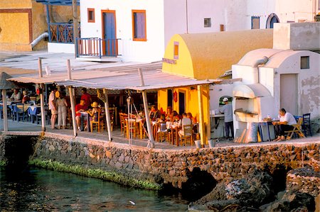 Oia (Ia), island of Santorini (Thira), Cyclades Islands, Aegean, Greek Islands, Greece, Europe Foto de stock - Con derechos protegidos, Código: 841-03673283