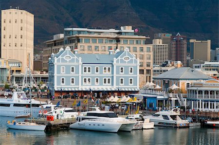 south africa and city - V & A Waterfront, Cape Town, South Africa, Africa Foto de stock - Con derechos protegidos, Código: 841-03673600