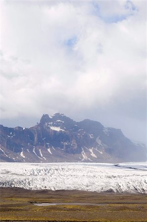 simsearch:841-03674751,k - Les régions polaires Vatnajokull glacier, Parc National de Skaftafell, South coast, Islande, Photographie de stock - Rights-Managed, Code: 841-03673682