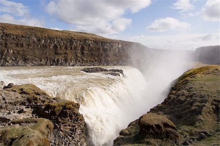 simsearch:841-03674751,k - Gullfoss cascades, l'Islande, les régions polaires Photographie de stock - Rights-Managed, Code: 841-03673700