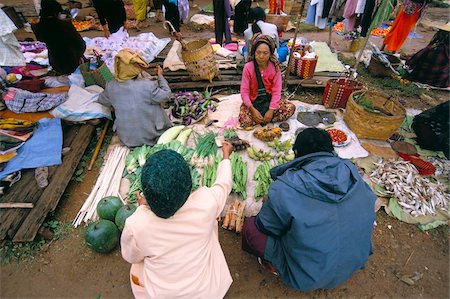 simsearch:841-06805753,k - Marché, Heho, État Shan, au Myanmar (Birmanie), Asie Photographie de stock - Rights-Managed, Code: 841-03673840
