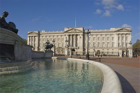 fountain in london - Buckingham Palace, London, England, United Kingdom, Europe Stock Photo - Rights-Managed, Code: 841-03673857