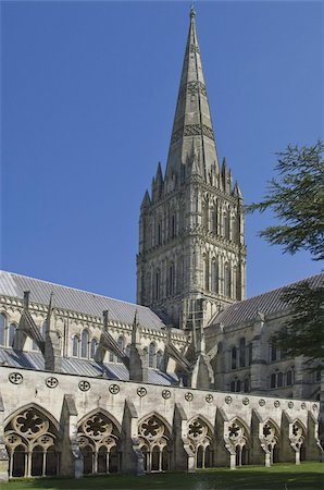 salisbury - Salisbury Cathedral, Wiltshire, England, United Kingdom, Europe Foto de stock - Con derechos protegidos, Código: 841-03673874