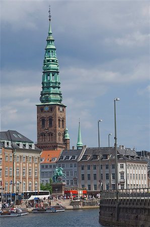 danemark - View along the FR Holmes canal, Copenhagen, Denmark, Scandinavia, Europe Foto de stock - Con derechos protegidos, Código: 841-03673886