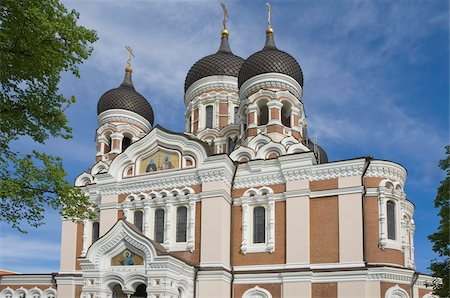estonie - Alexander Nevsky orthodoxe cathédrale, Tallin, en Estonie, pays baltes, Europe Photographie de stock - Rights-Managed, Code: 841-03673895