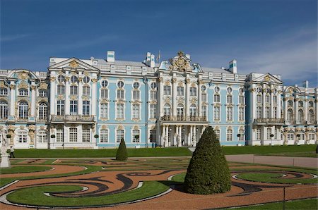 palazzo di caterina - Catherine's Palace, St. Petersburg, Russia, Europe Fotografie stock - Rights-Managed, Codice: 841-03673897