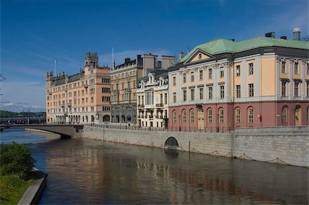 simsearch:841-03673885,k - Waterside buildings at Stromgatan, Stockholm, Sweden, Scandinavia, Europe Foto de stock - Con derechos protegidos, Código: 841-03673893