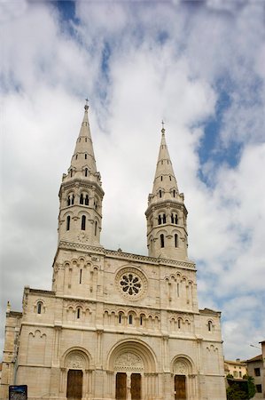 The cathedral in Macon, Burgundy, France, Europe Fotografie stock - Rights-Managed, Codice: 841-03867857