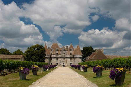 Chateau de Monbazillac, ein Weingut in der Nähe von Bergerac, Dordogne, Frankreich, Europa Stockbilder - Lizenzpflichtiges, Bildnummer: 841-03867862