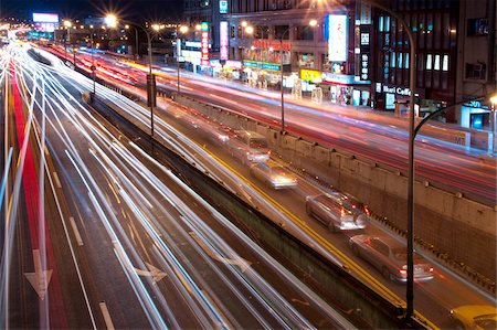 Street at night, Taipei, Taiwan, Asia Foto de stock - Con derechos protegidos, Código: 841-03867965