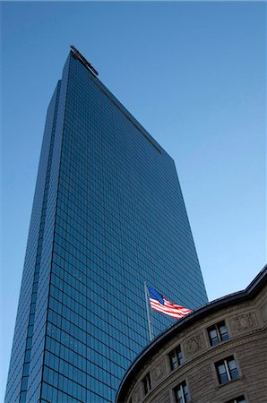 Hancock Tower, Boston, Massachusetts, New England, États-Unis d'Amérique, l'Amérique du Nord Photographie de stock - Rights-Managed, Code: 841-03868051