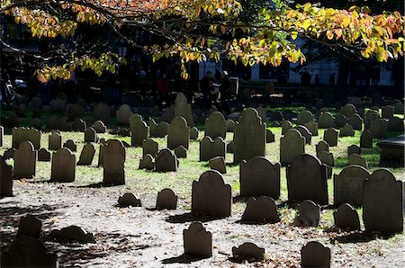 enterrement - Vieux grenier Burial Ground, Boston, Massachusetts, New England, États-Unis d'Amérique, l'Amérique du Nord Photographie de stock - Rights-Managed, Code: 841-03868060
