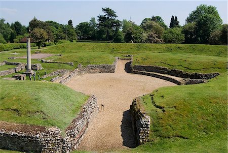 Roman theatre, built around AD140, St. Alban's, Hertfordshire, England, United Kingdom, Europe Stock Photo - Rights-Managed, Code: 841-03868147