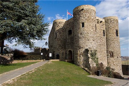 rye - Rye Castle, built in 1249, now a museum, Rye, East Sussex, England, United Kingdom, Europe Foto de stock - Con derechos protegidos, Código: 841-03868151