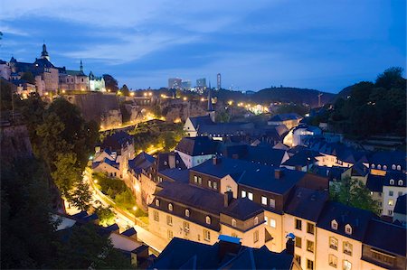 Old Town, UNESCO World Heritage Site, Luxembourg City, Grand Duchy of Luxembourg, Europe Foto de stock - Con derechos protegidos, Código: 841-03868337