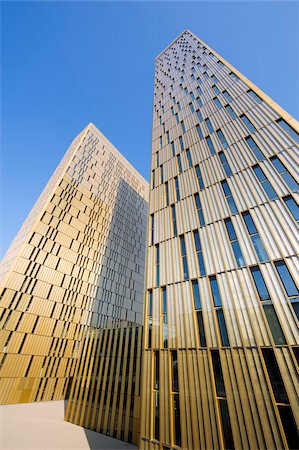 Court of Justice of the EC, modern architecture of the EU district on Kirchberg Plateau, Luxembourg City, Grand Duchy of Luxembourg, Europe Stock Photo - Rights-Managed, Code: 841-03868338