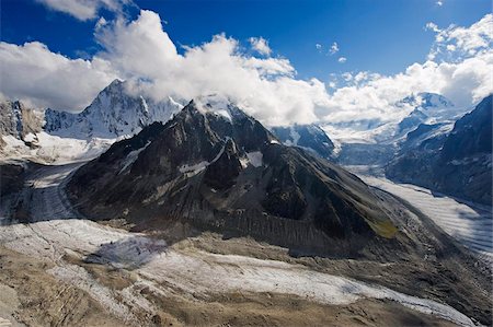 Mer de Glace glacier, Mont Blanc range, Chamonix, French Alps, France, Europe Stock Photo - Rights-Managed, Code: 841-03868487