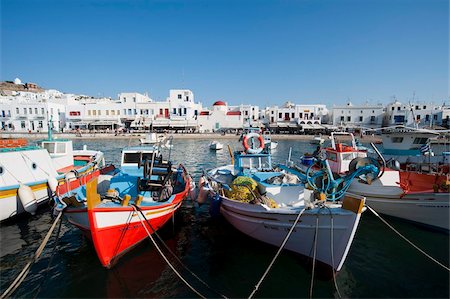 Mykonos Town, Chora, Mykonos, Cyclades, Greek Islands, Greece, Europe Stock Photo - Rights-Managed, Code: 841-03868738