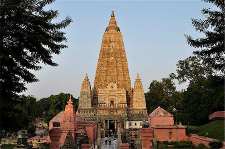 Mahabodhi Temple, UNESCO World Heritage Site, Bodh Gaya (Bodhgaya), Gaya District, Bihar, India, Asia Stock Photo - Rights-Managed, Code: 841-03868910