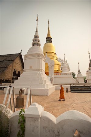 Wat Suan Dok, Chiang Mai, Chiang Mai Province, Thailand, Southeast Asia, Asia Foto de stock - Con derechos protegidos, Código: 841-03869302