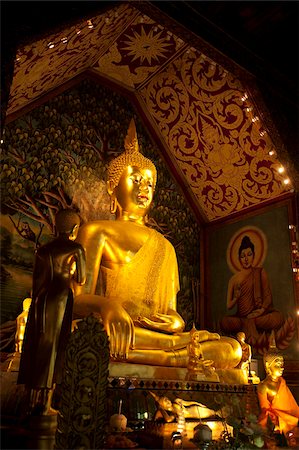 Wat Suan Dok, Chiang Mai, Chiang Mai Province, Thailand, Southeast Asia, Asia Foto de stock - Con derechos protegidos, Código: 841-03869303