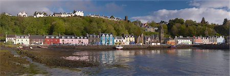 Tobermory, Mull's chief town with brightly coloured houses, Isle of Mull, Inner Hebrides, Scotland, United Kingdom, Europe Stock Photo - Rights-Managed, Code: 841-03869324