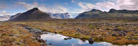 simsearch:841-03868850,k - Arctic plants à l'automne dans le Parc National de Skaftafell, Mont Hafrafell et glacier Svinafellsjokull dans le lointain, le sud-est de l'Islande (Austurland), l'Islande, les régions polaires Photographie de stock - Rights-Managed, Code: 841-03869345