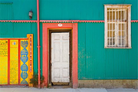 House in Cerro Concepcion, UNESCO World Heritage Site, Valparaiso, Chile, South America Stock Photo - Rights-Managed, Code: 841-03869576